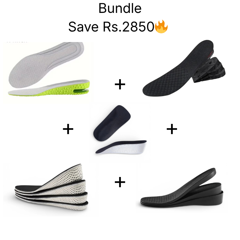 5-in-1 Height Insoles Bundle