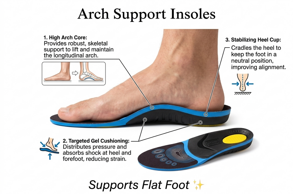 Arch Support Insoles Ultra