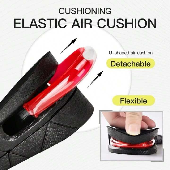 Height increase insole with elastic air cushion - comfortable & flexible Pakistan