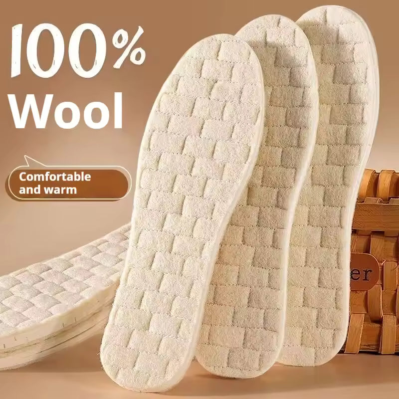 100% Wool Warm Insoles