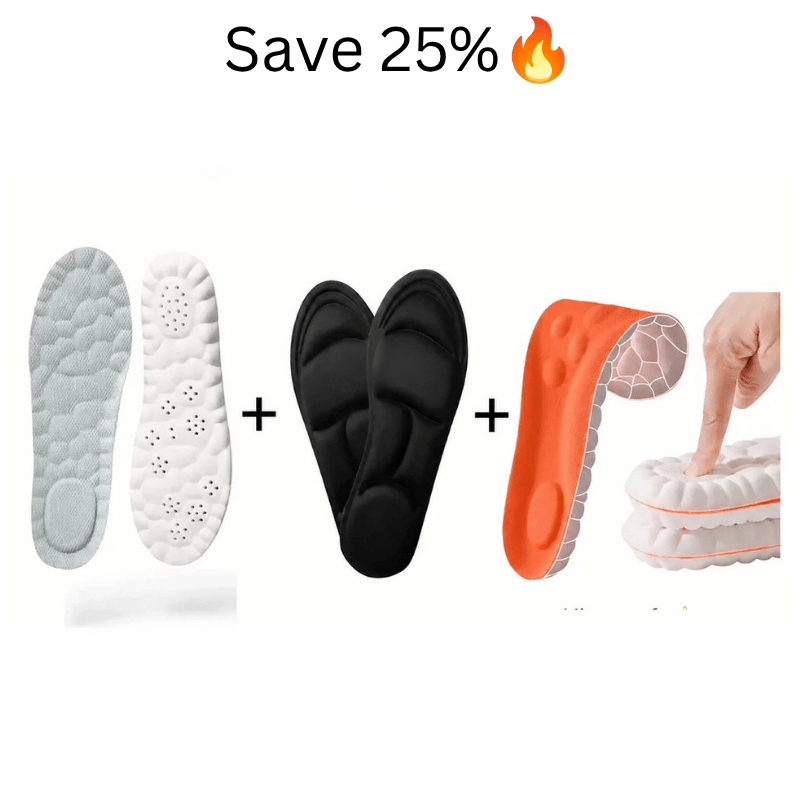 3 in 1 Massage Insoles Bundle (Save 25%)