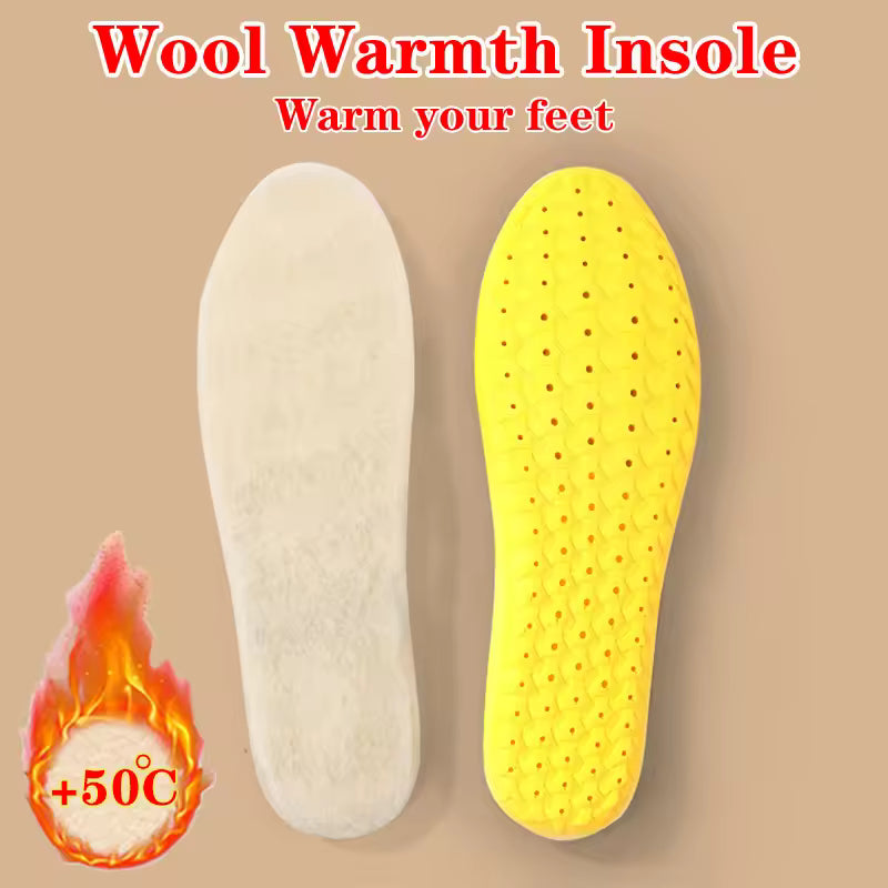 Ultra Soft Wool Warm Insoles
