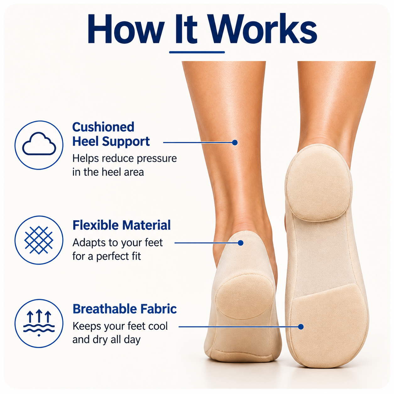 Pain relief socks